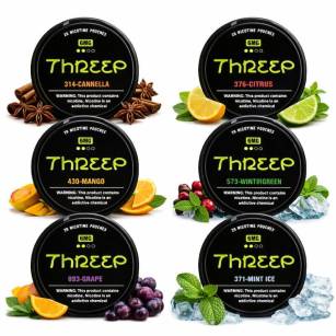 Combo 6un Threep Nic Pouches | Snus de Nicotina Premium