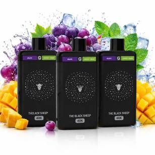 Pod Descartável Black Sheep 40K Dual Flavor e Ice Master